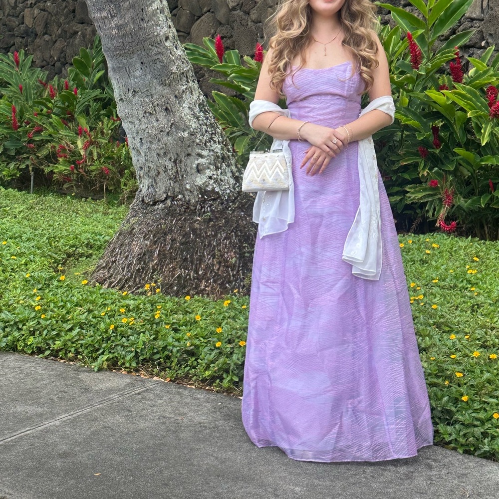 Elegant Lavender Gown